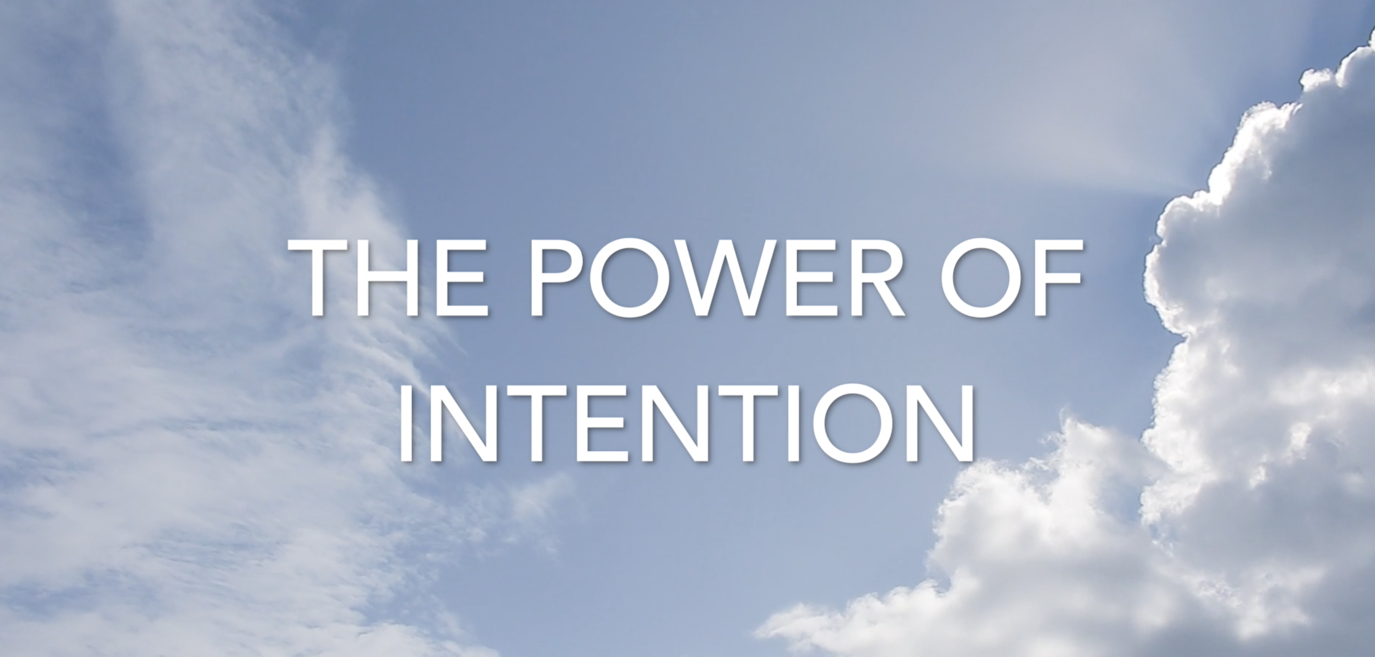 power of intention course